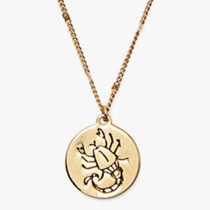 Kate Spade Zodiac Scorpio Round Pendant 🎉Host Pick🎉